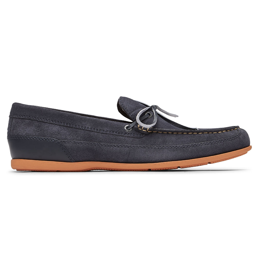 Rockport Loafers Herre Marineblå - Malcom Tie - PVMW96201